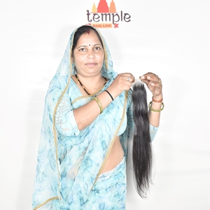 Paquetes de tejido de color natural sin procesar 2*6 Cierre Extensiones de cabello humano recto virgen súper doble dibujado vietnamita - Product Image 3