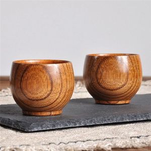 SUSTAINABLE Natural Wood Tea Cup Wooden for Wine Coffee Water Hot Cold Drinks Drinking <b>Mug</b>, Japanese Style Wood Tea - Product Image 6