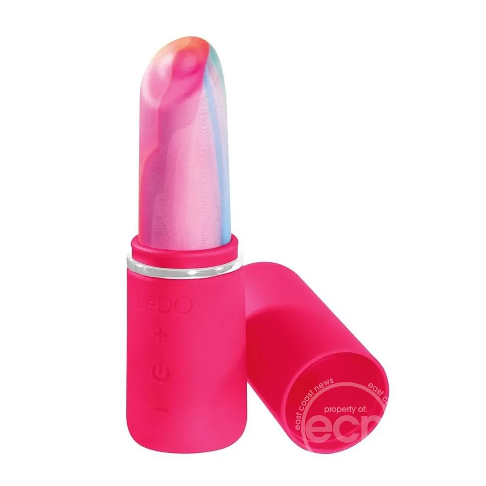 VeDO Retro Silicone Rechargeable Bullet - Pink Pleasures All Your Erogenous Zones Silky-Smooth Silicone Handle