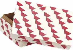 Boîte à bijoux en incrustation d'os faite à la main pour femmes organisateur de bijoux en incrustation d'os de luxe pour coiffeuse pour femmes à bas prix - Product Image 2