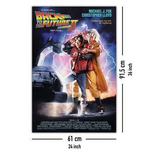 Modern Style 'Back to the Future Part II' Canvas <b>Poster</b> for Wall Use - Product Image 4