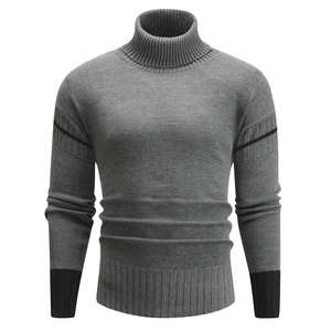 Pull à col roulé pour hommes Pull élégant et chaud Doux Léger À la mode Tendance Élégant Cosy Chandails pour hommes - Product Image 1
