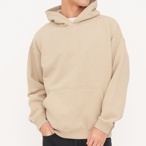 Sudaderas con capucha de hombre de lana gruesa y pesada de algodón personalizadas, jersey de gran tamaño de alta calidad, ropa de calle, sudadera con capucha para hombre - Product Image 1