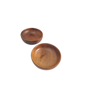 Cuencos de madera natural ecológicos para uso diario y entretenimiento en fiestas para servir ensaladas y decoración - Product Image 2