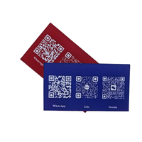 Diseños de tarjetas de visita personalizadas respetuosas con el medio ambiente Fabricante de Vietnam Impresión offset rápida Escaneo de código QR Disponible Arte de papel recubierto