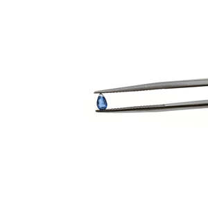 Zafiro Azul Natural Sin Tratar, Gema Suelta Calibrada en Forma de Pera 3x5mm y 6x4mm, Material de Ópalo y Aguamarina con Corte Ovalado Facetado - Product Image 2
