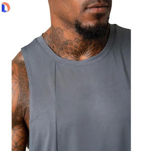 Nuevo diseño Bamboo Men s Gym Tank Top Elastano Gym Ropa Muscle Fit Tank Top - Product Image 2