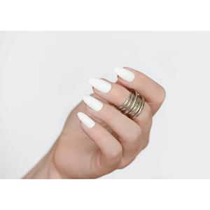 Faux ongles artificiels semi-couvrants polis, motif amande, design français, pour salon de manucure, en acrylique ABS, modèle 800307811558 - Product Image 2