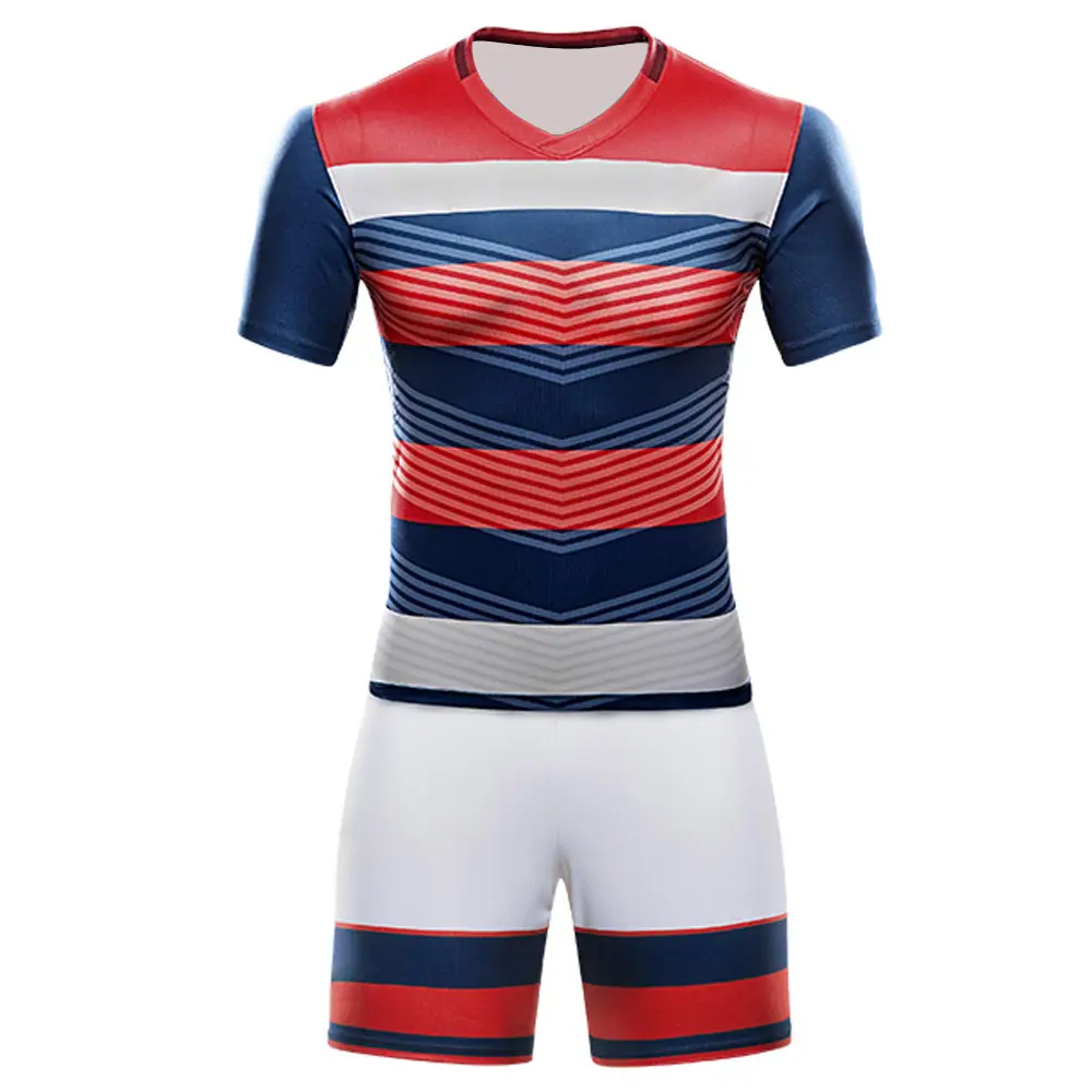Benutzer definierte sublimierte New Style Trikots Fußball Großhandel Fußball Shirt Set Futbol Sport uniform Männer
