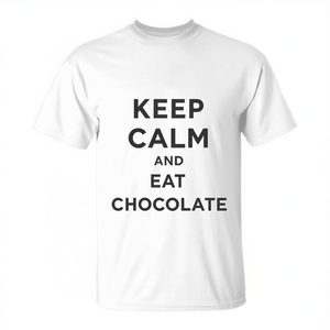 Camiseta promocional Keep Calm and Eat Chocolate - Product Image 2
