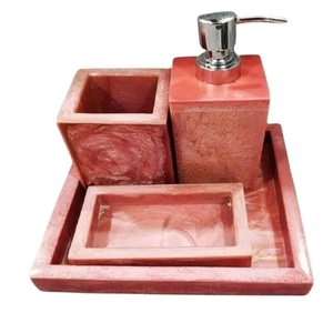 Hot Sale Good Quality Handcrafted Resin 4 Piece <b>Bathroom</b> <b>Set</b> <b>for</b> Restaurant and Home <b>for</b> Wholesale Products - Product Image 1