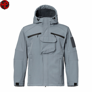 Nueva chaqueta impermeable de poliéster suave para exteriores, senderismo, viajes, montaña, chaquetas tácticas con múltiples bolsillos para hombres - Product Image 6