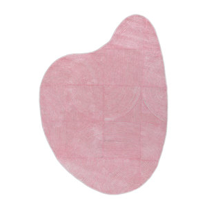 Tapis en laine et viscose tufté à la main Cera Ivory, motif abstrait TNQ-1279 pour usage domestique - Product Image 1