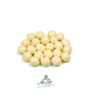 high quality coffee beans covered with white chocolate made in italy 10 kg at special price in PP bag in PA box