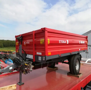 Volquete hidráulico PTO Driven Tractor Farm Dump 1,5 T-10 t Mini Farm Trailer Material de hierro 2-5 Ton 7-10 Toneladas - Product Image 2