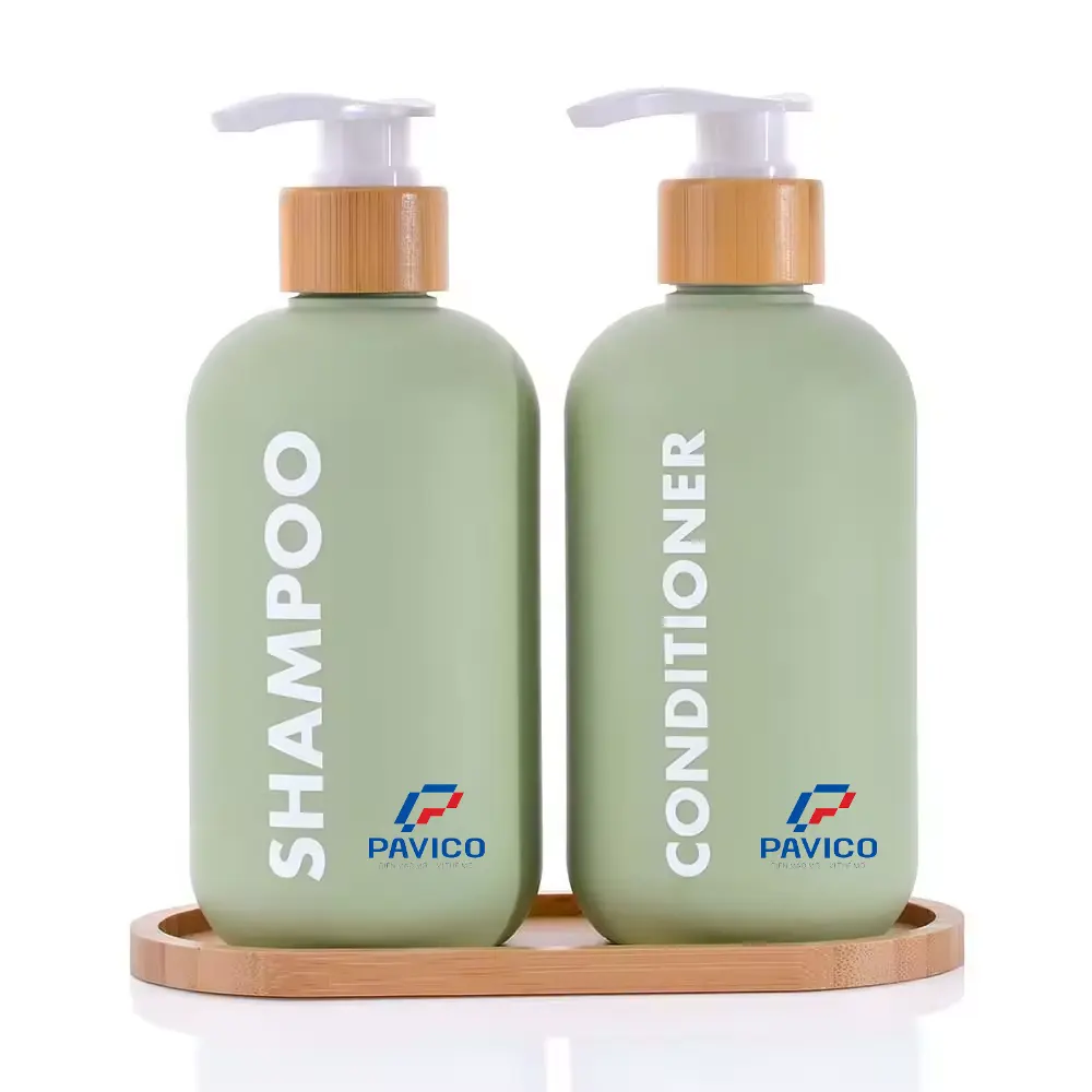 200ml 300ml 500ml toptan özel kozmetik ambalaj el yıkama sıvısı şampuan şişesi PET Pavico Vietnam fabrikada