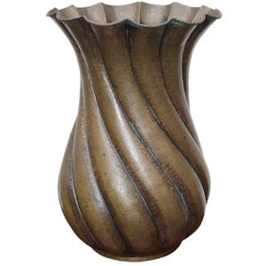 New Trending Metal Flower <b>Vase</b> Dining Table Top Decoration Rounded Metal <b>Vases</b> for Antique Finishing Decorative <b>Vase</b> - Product Image 6