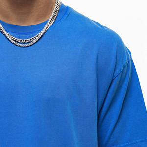 เสื้อยืดซักลายกรดสำหรับผู้ชายเสื้อยืดไหล่ตกไซส์ใหญ่ผ้าฝ้าย100% ออกแบบได้ตามต้องการ - Product Image 3