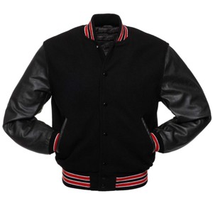 Veste universitaire en cuir de laine pour hommes à la mode de haute qualité-élégante, confortable et parfaite pour une tenue décontractée - Product Image 2