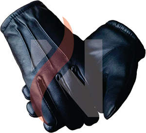 Guantes de invierno de cuero a prueba de viento e impermeables Guantes de invierno al por mayor Tela de primera calidad Aislamiento cálido y entrega rápida - Product Image 4