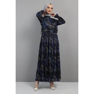 Robe décontractée à volants et motifs floraux - Product Image 4