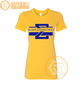 Sigma Gamma Rho T-shirt pour femme sur mesure Vêtements de sororité Jersey de coton T-shirt respirant de haute qualité Vêtements grecs pour femme - Product Image 6