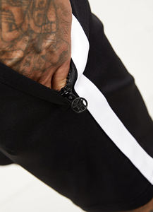 Pantalones cortos de jogging para hombre de alta calidad, transpirables, para gimnasio, deportes, entrenamiento, pantalones cortos, patrón sólido, camiseta teñida lisa - Product Image 2