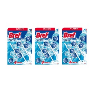 Bref Power Active, Assortiment de désodorisants pour toilettes (Pin, Océan, Citron) 3x50g - Product Image 5