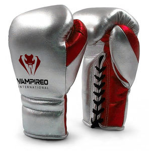 Guantes de Boxeo de Entrenamiento MMA de Cuero Duradero de Alta Calidad, Diseño Personalizado, Impermeables, Antideslizantes, Transpirables, para Uso en Exteriores - Product Image 3