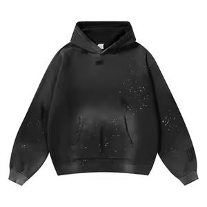 Pull à capuche surdimensionné de créateur de luxe de marque personnalisée Sweat à capuche pour homme avec broderie - Product Image 1