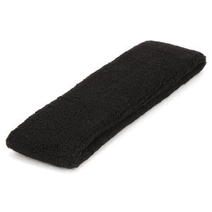 Bandas de cabeza de moda antideslizantes transpirables de lona de algodón sólidas impresas con logotipo personalizado al por mayor a la venta - Product Image 4