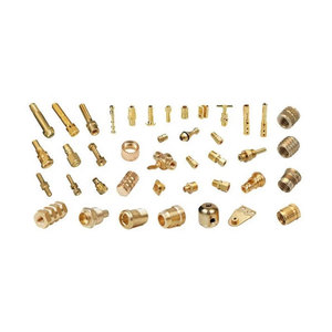 ชิ้นส่วนทองเหลืองชุบโครเมี่ยมสำหรับเครื่องจักร CNC กลึงและเจาะ - Product Image 1