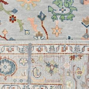 Ensemble de tapis en laine de Nouvelle-Zélande noué à la main Tapis floral moderne et confortable avec support en latex fait à la main pour tous les styles de maison - Product Image 3