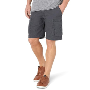 Short cargo à six poches Fermeture à boutons Short d'extérieur léger avec logo personnalisé pour hommes - Product Image 1