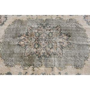 Vintage Rug, 5.3x8.9 ft Turkish Rug, <b>Brown</b> Southwestern <b>Wool</b> Rug - Product Image 4