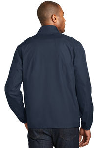 OEM personnalisé hommes XL longue veste coupe-vent à capuche de haute qualité imperméable coupe-vent tissu extérieur course hiver col montant - Product Image 3