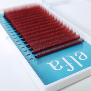 Plateau d'extensions de cils en faux vison individuel de couleur ombrée à 16 rangées fait à la main 0.15mm d'épaisseur faux cils fabriqués au Vietnam - Product Image 5