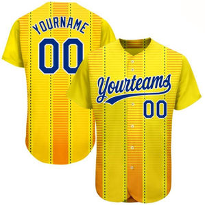 Maillots de baseball personnalisés, design personnalisé, impression par transfert thermique, respirant, 100% polyester, unisexe, col en V, 220g, vêtements de sport - Product Image 2