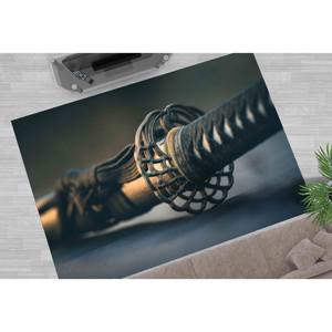 พรมถ่ายภาพลายดาบคาตานะ: ศิลปะการต่อสู้ยูยิตสู - พรมตกแต่งสไตล์โมเดิร์น พรมบางแบบไม่ทอ - Product Image 4