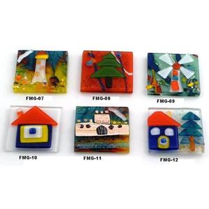 แม่เหล็กติดตู้เย็นตาปีศาจขนาด5x5ซม. ประเภทสินค้ามีเอกลักษณ์และมีสไตล์ - Product Image 2