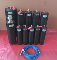 Tapones Inflables Negros Modelo IPS de Plugline, DN50mm-4200mm, Certificación EN 1610:2015, Material NBR/EPDM