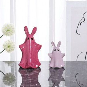 Figura de Fantasma de Cerámica Hecha a Mano para Halloween, Decoración Gótica para el Hogar, Escritorio, Decoración de Interiores - Product Image 3