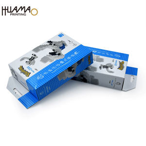 Caja de embalaje plegable reciclable OEM para juguetes de construcción de microbloques, caja de regalo para ladrillos pequeños - Product Image 6