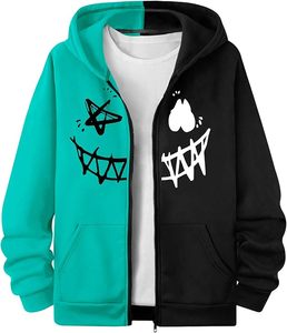 Sudadera con Capucha de Forro Polar para Hombre, Estilo Invernal, Unisex, Estampado Digital Sólido, Teñido Liso, Transpirable, Resistente al Viento, 100% Algodón - Product Image 1