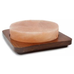 IMPEX PAKISTAN Planche de cuisson ronde de haute qualité en matériau organique sculpté sur le thème des fleurs avec base en bois - Product Image 6
