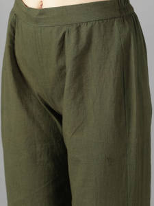 ชุดเสื้อคล้องคอคอแบบไม่สมมาตรพร้อมกางเกงขาบานสำหรับผู้หญิงมาใหม่2025 - Product Image 2