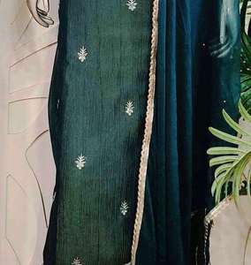 Designer moderne non cousu brodé à la main beaux costumes indien mode avant style traditionnel - Product Image 4