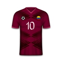 Maillot de club 2026 personnalisé, respirant, séchage rapide, 100 % polyester, impression par transfert thermique, maillot de football unisexe, vente en gros