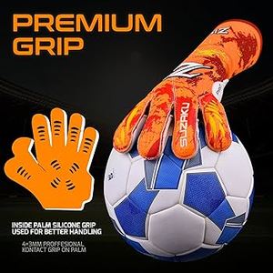 Gants de gardien de but ajustement personnalisé poignée en latex de football en gros cuir confortable et poignée en latex pour les sports de plein air - Product Image 5