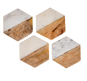 Top Quality Marble <b>Coaster</b> Bar Party Accessories Marble <b>Coaster</b> Hexagon Shape and Functional Elegant <b>Drink</b> <b>Coasters</b> for Home - Product Image 2